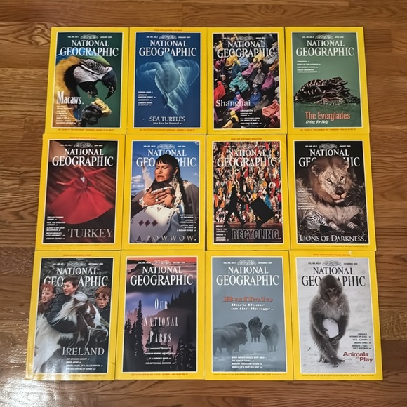 National Geographic Complete 1994 Issues with Maps - Picture 1 of 13